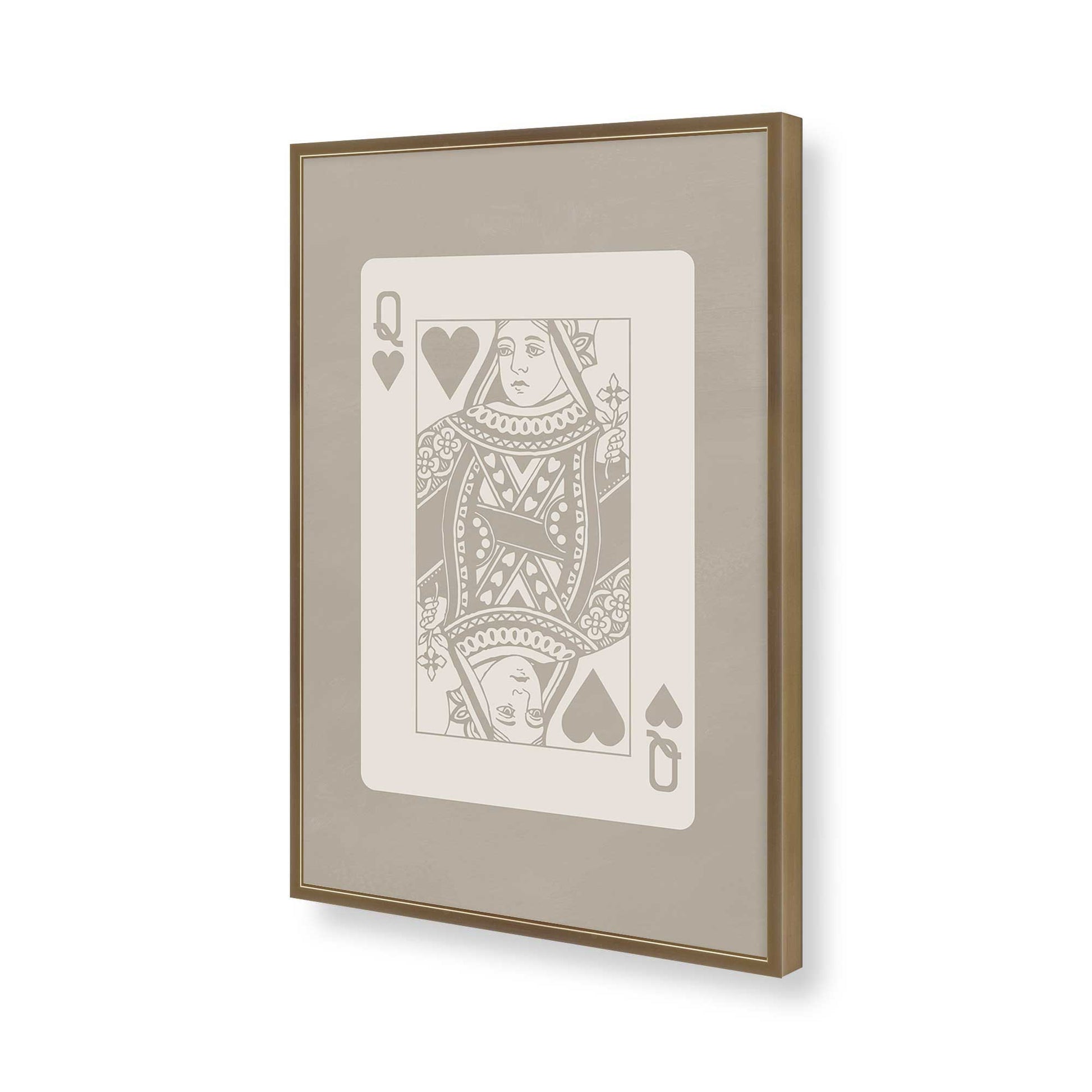 [Color:Brushed Gold], Picture of art in a Brushed Gold frame of the corner