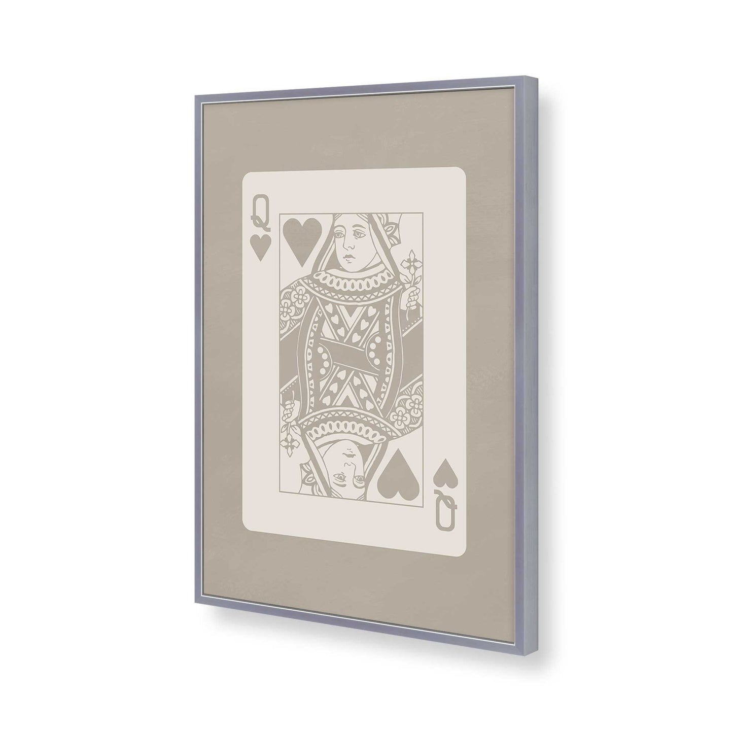[Color:Polished Chrome], Picture of art in a Polished Chrome frame of the corner