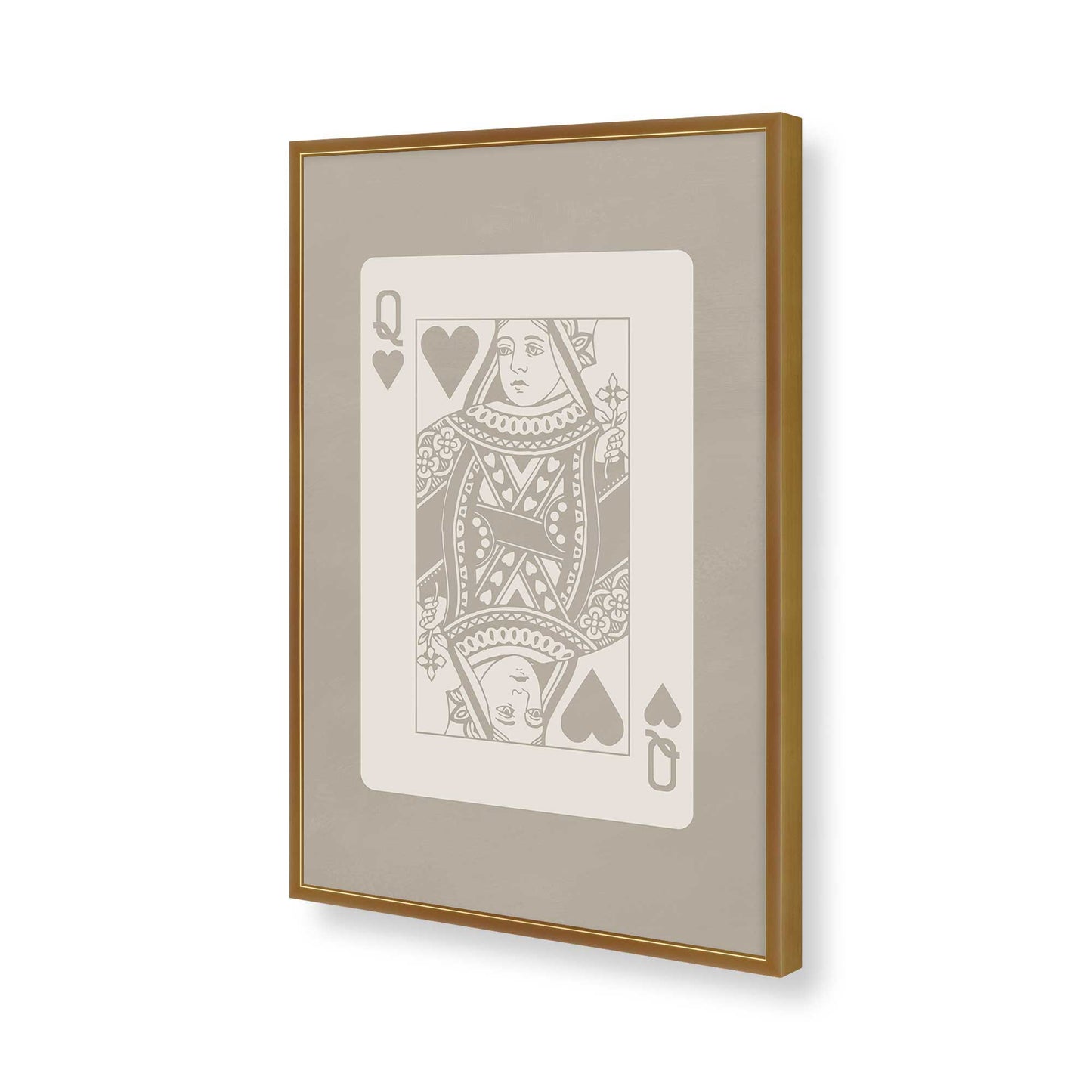 [Color:Polished Gold], Picture of art in a Polished Gold frame of the corner