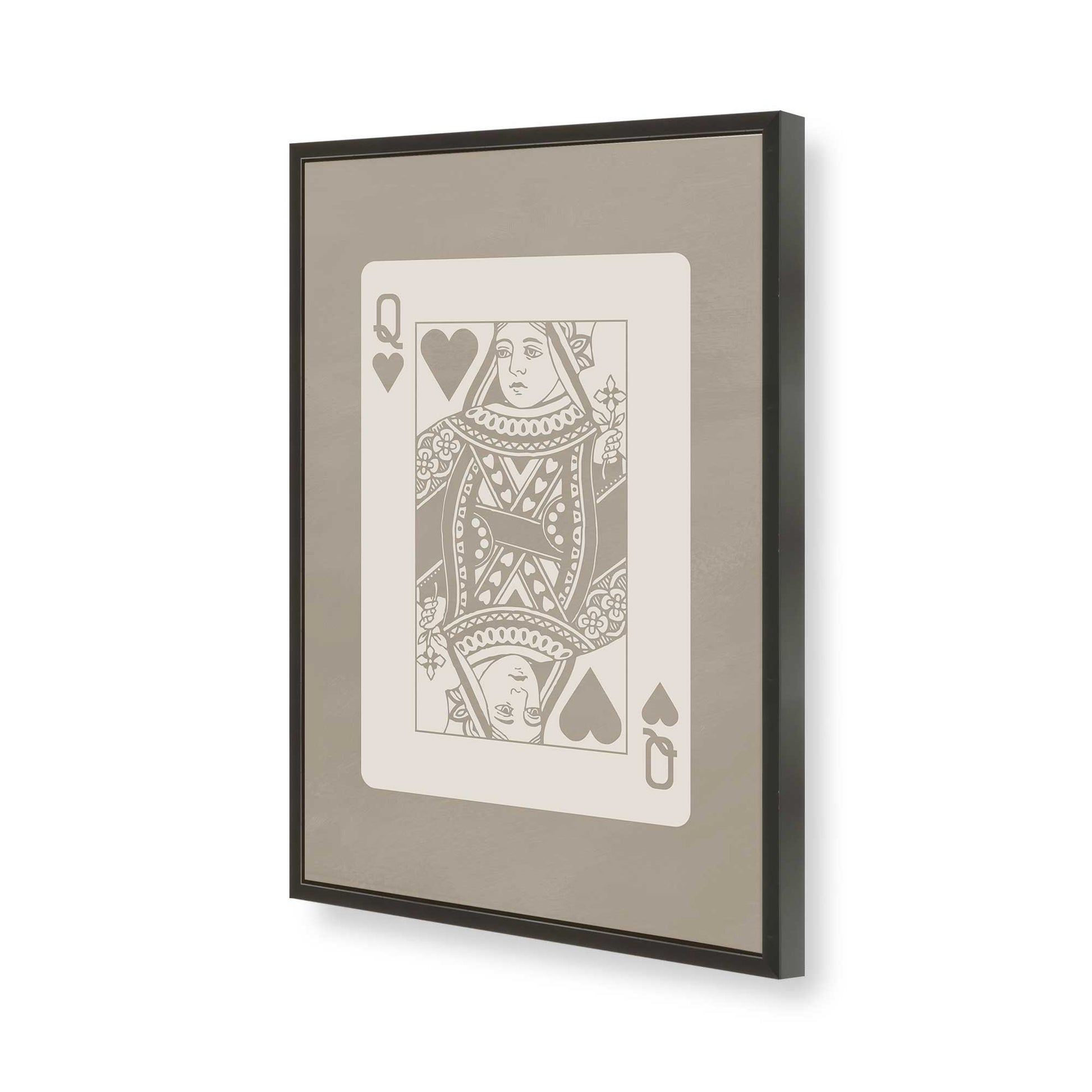[Color:Satin Black], Picture of art in a Satin Black frame of the corner