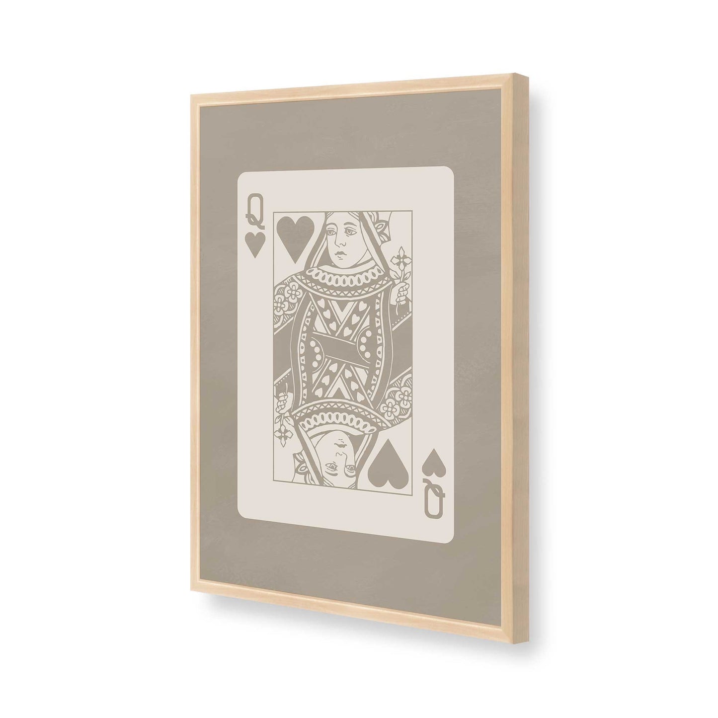 [Color:Raw Maple], Picture of art in a Raw Maple frame of the corner