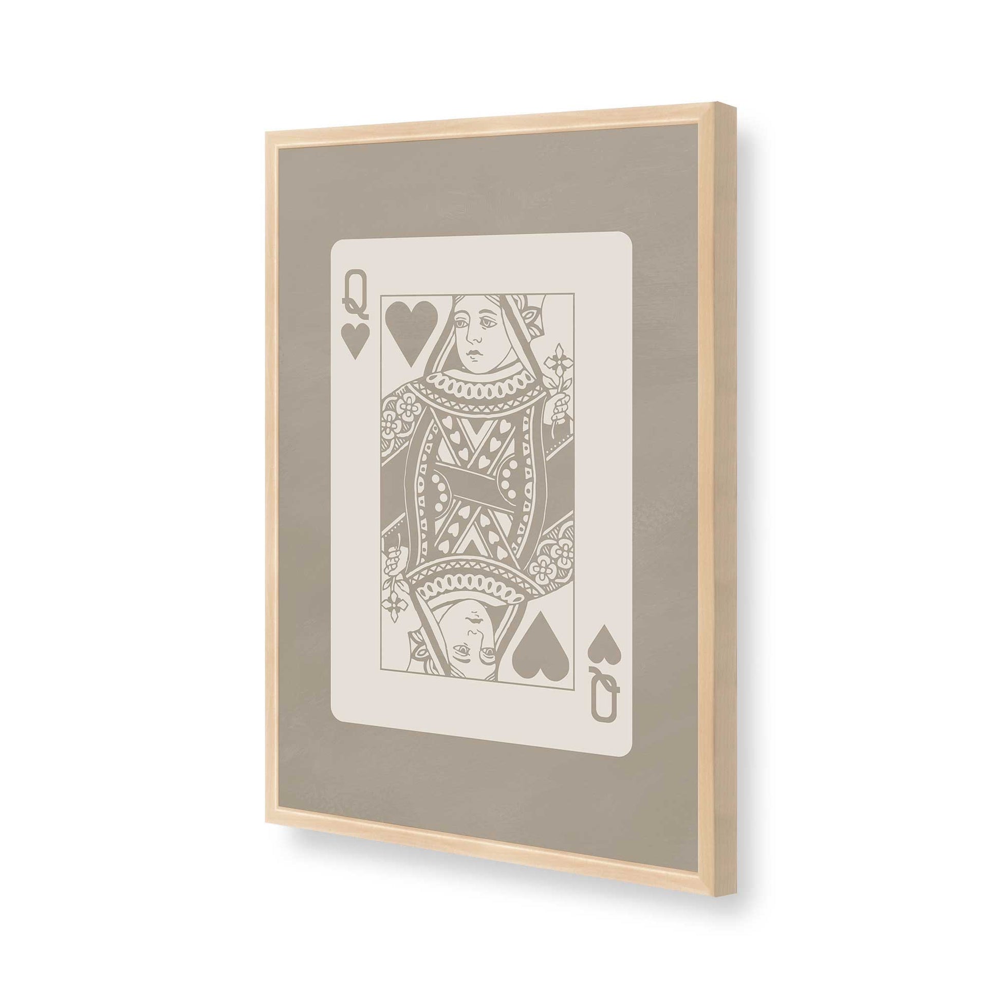 [Color:Raw Maple], Picture of art in a Raw Maple frame of the corner