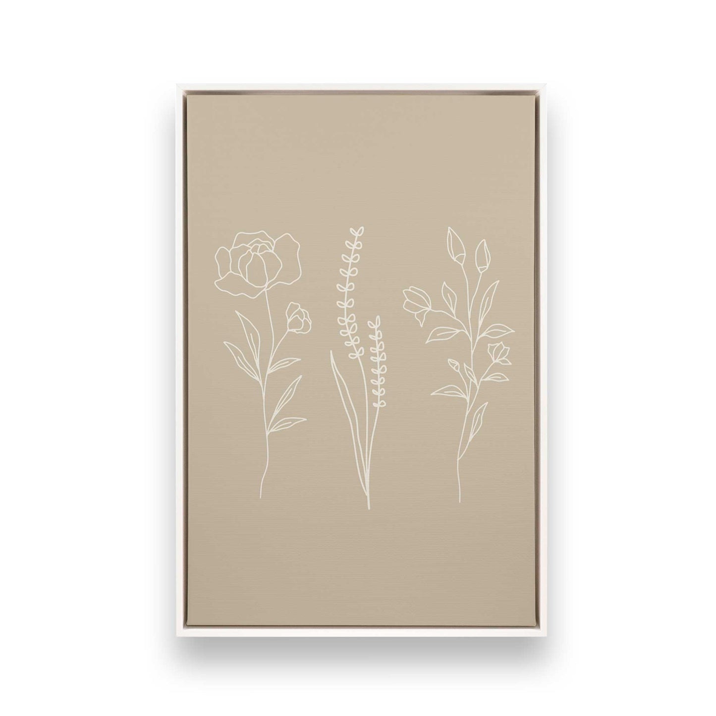 [Color:Opaque White], Picture of art in a White frame