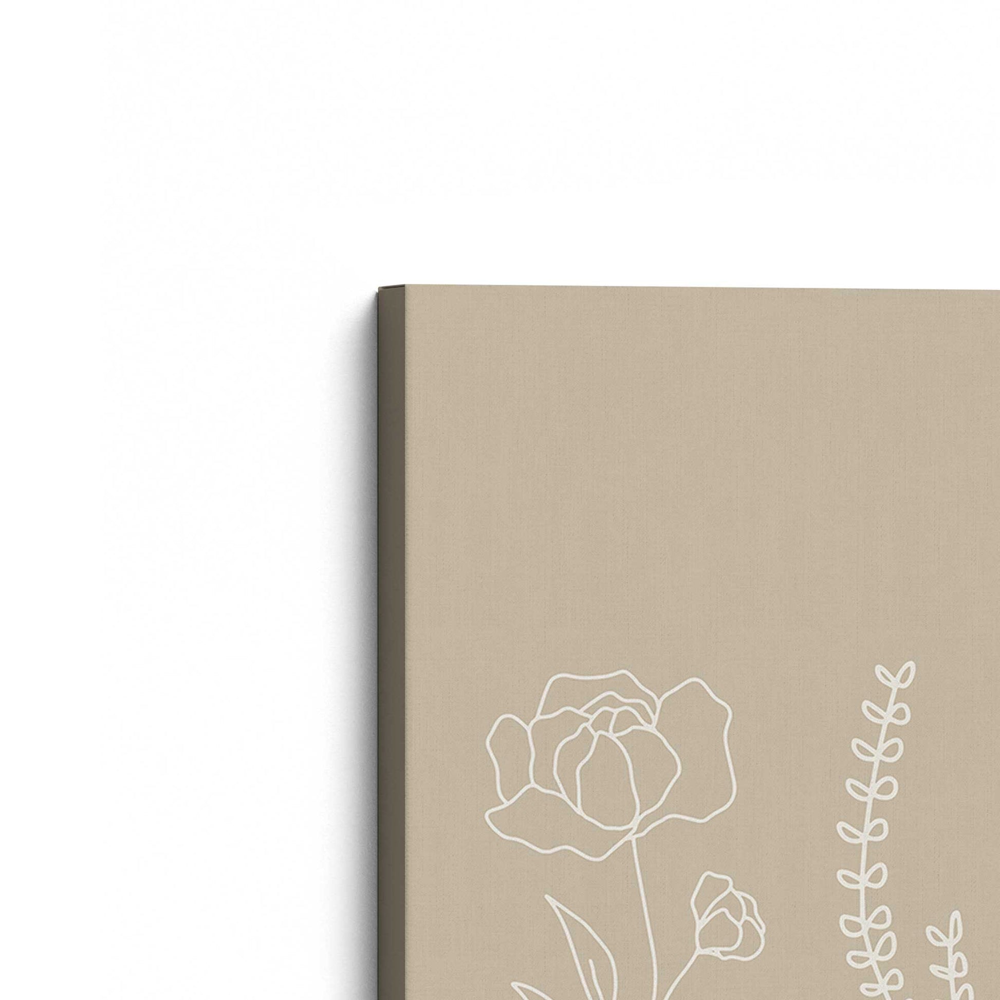 [Color:Stretched Canvas], Picture of the corner of the art