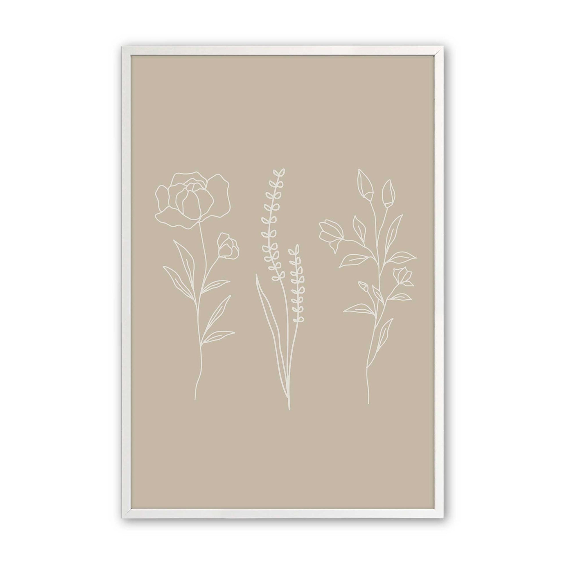 [Color:Opaque White], Picture of art in a Opaque White frame