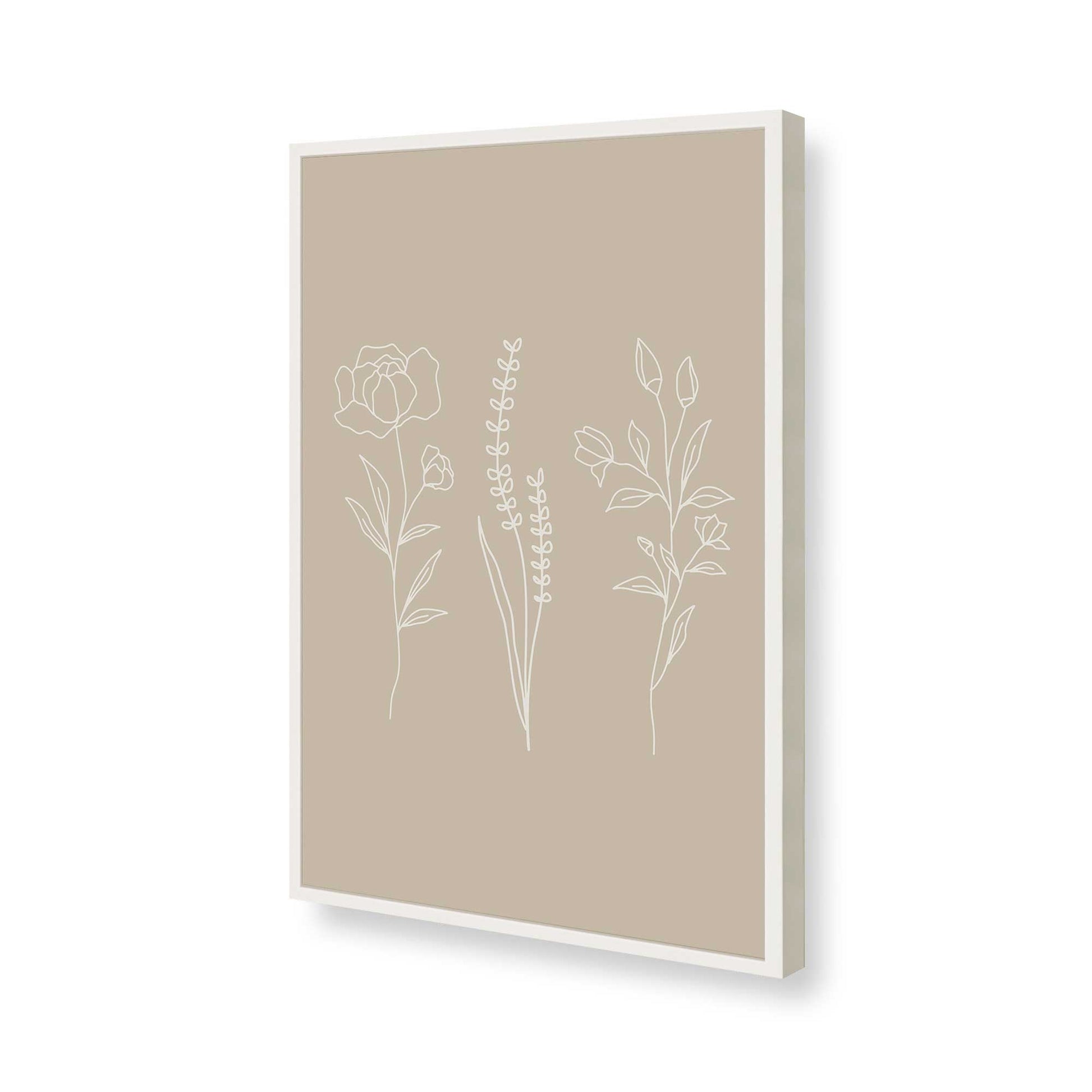 [Color:Opaque White], Picture of art in a Opaque White frame of the corner