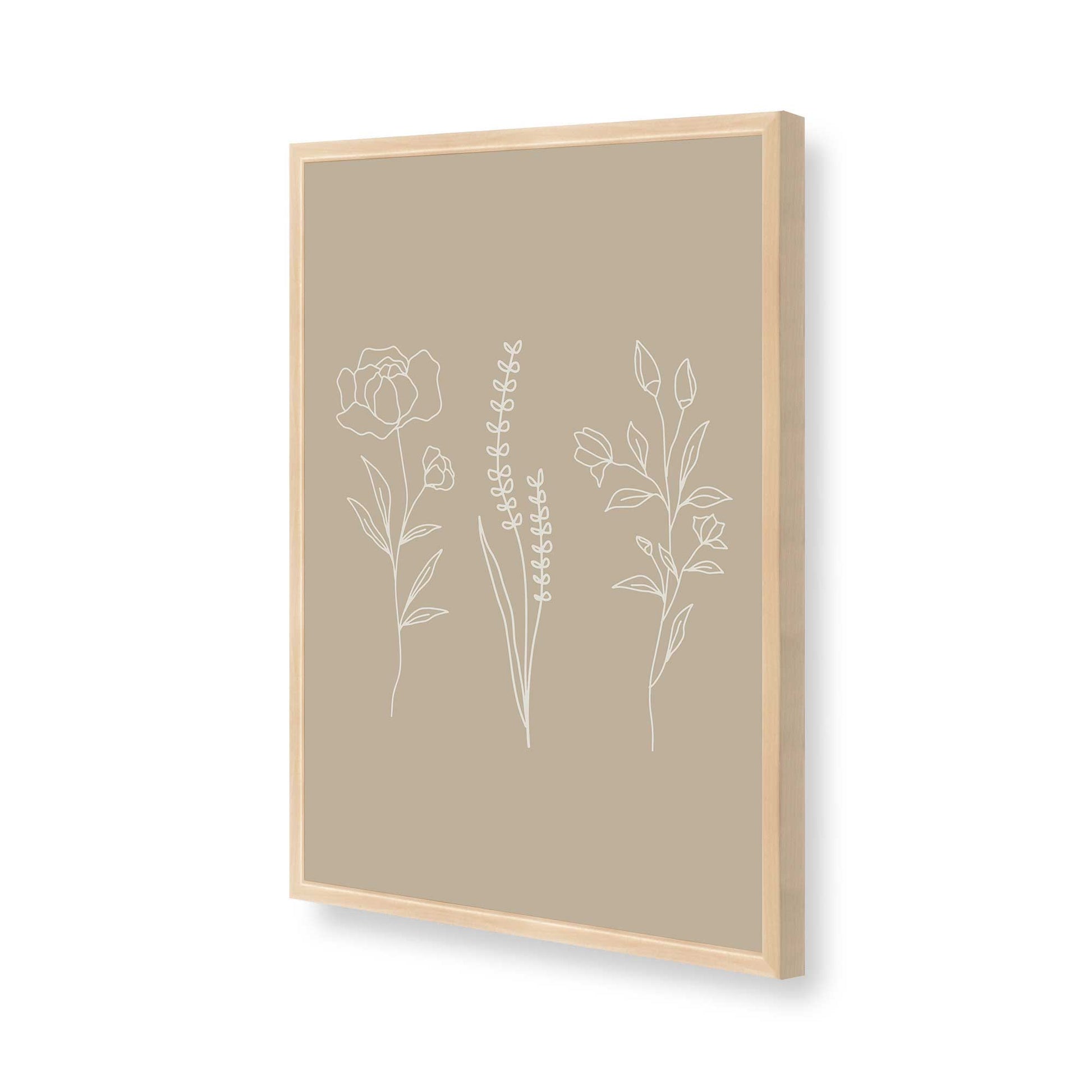 [Color:Raw Maple], Picture of art in a Raw Maple frame of the corner