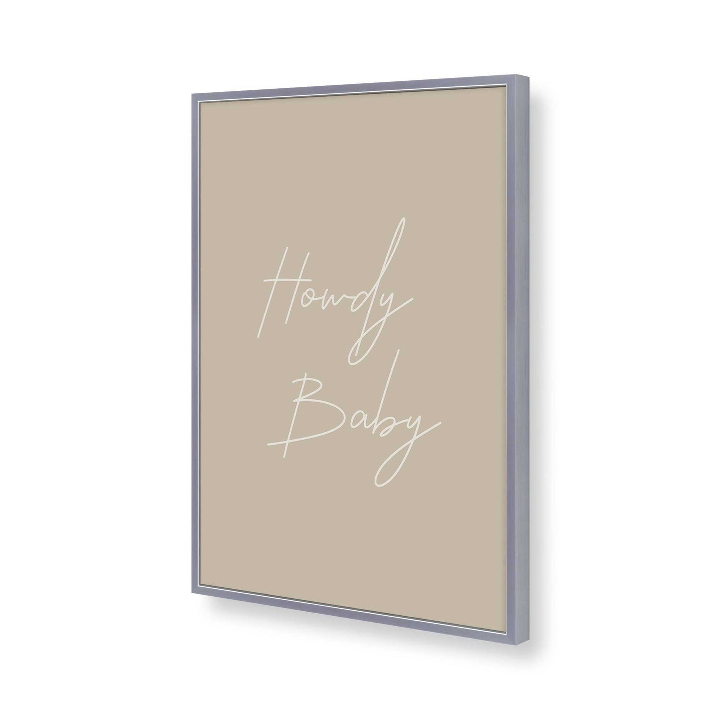 [Color:Polished Chrome], Picture of art in a Polished Chrome frame of the corner