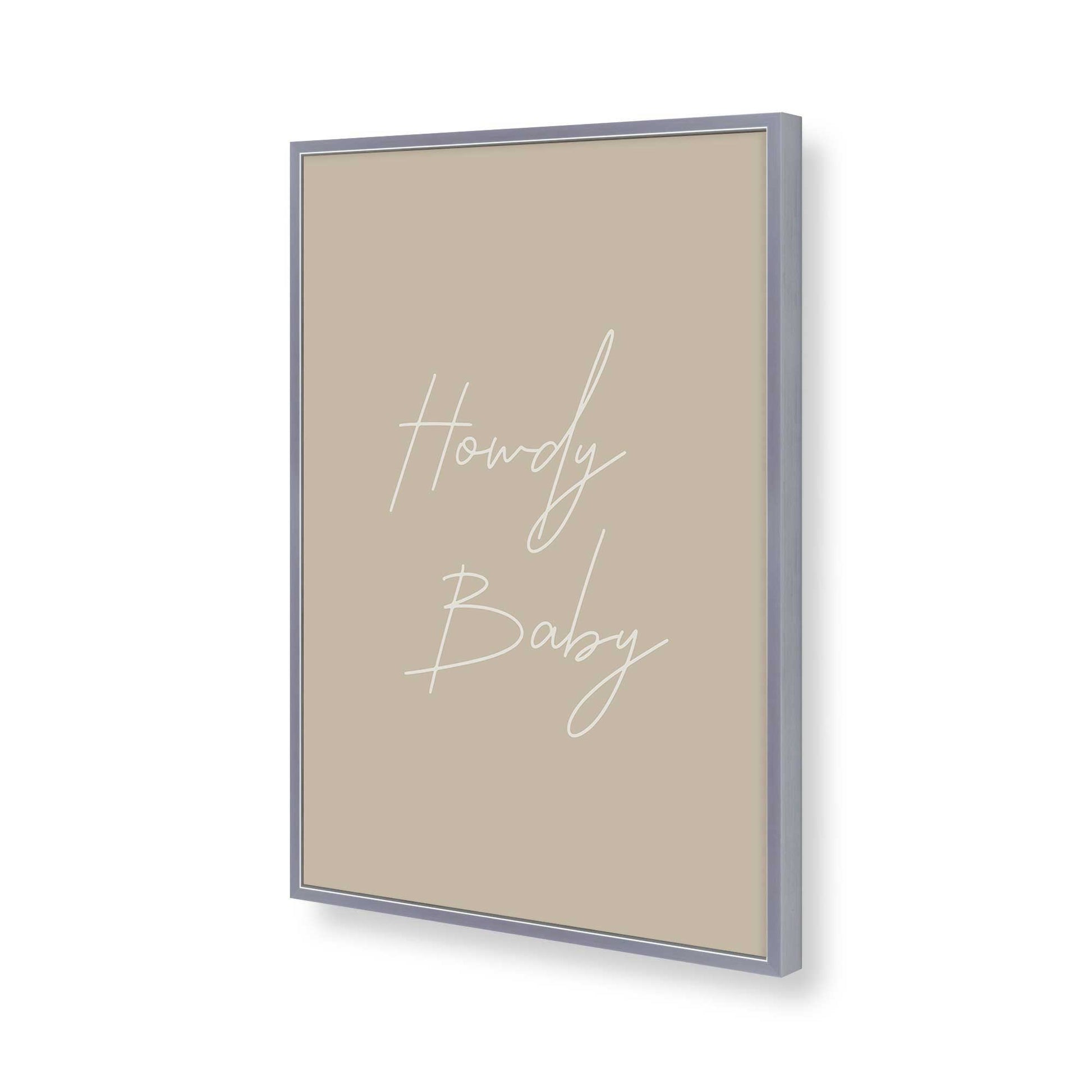 [Color:Polished Chrome], Picture of art in a Polished Chrome frame of the corner