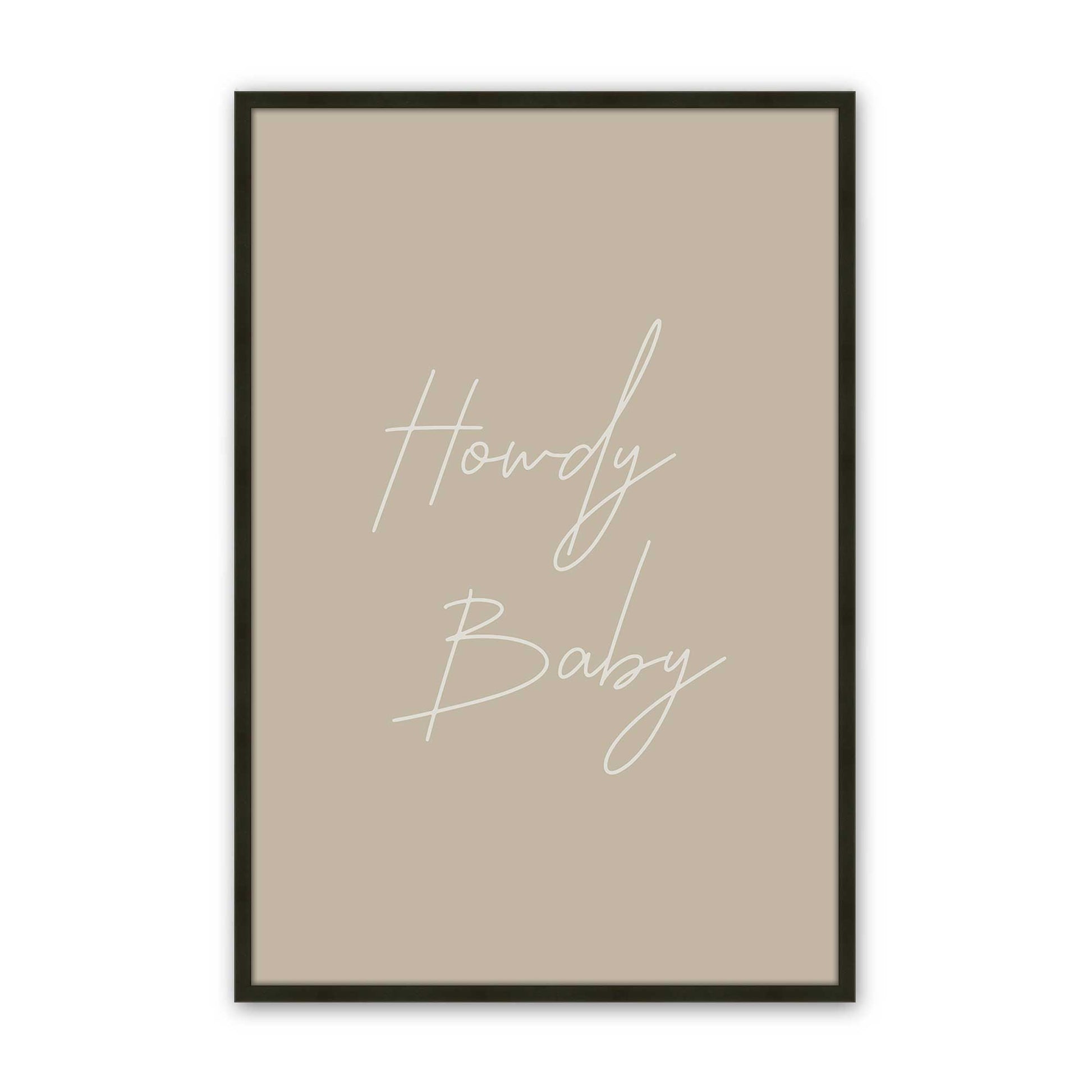 [Color:Satin Black], Picture of art in a Satin Black frame