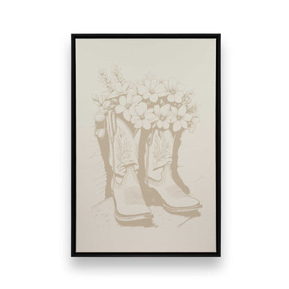 [Color:Satin Black], Picture of art in a Satin Black frame