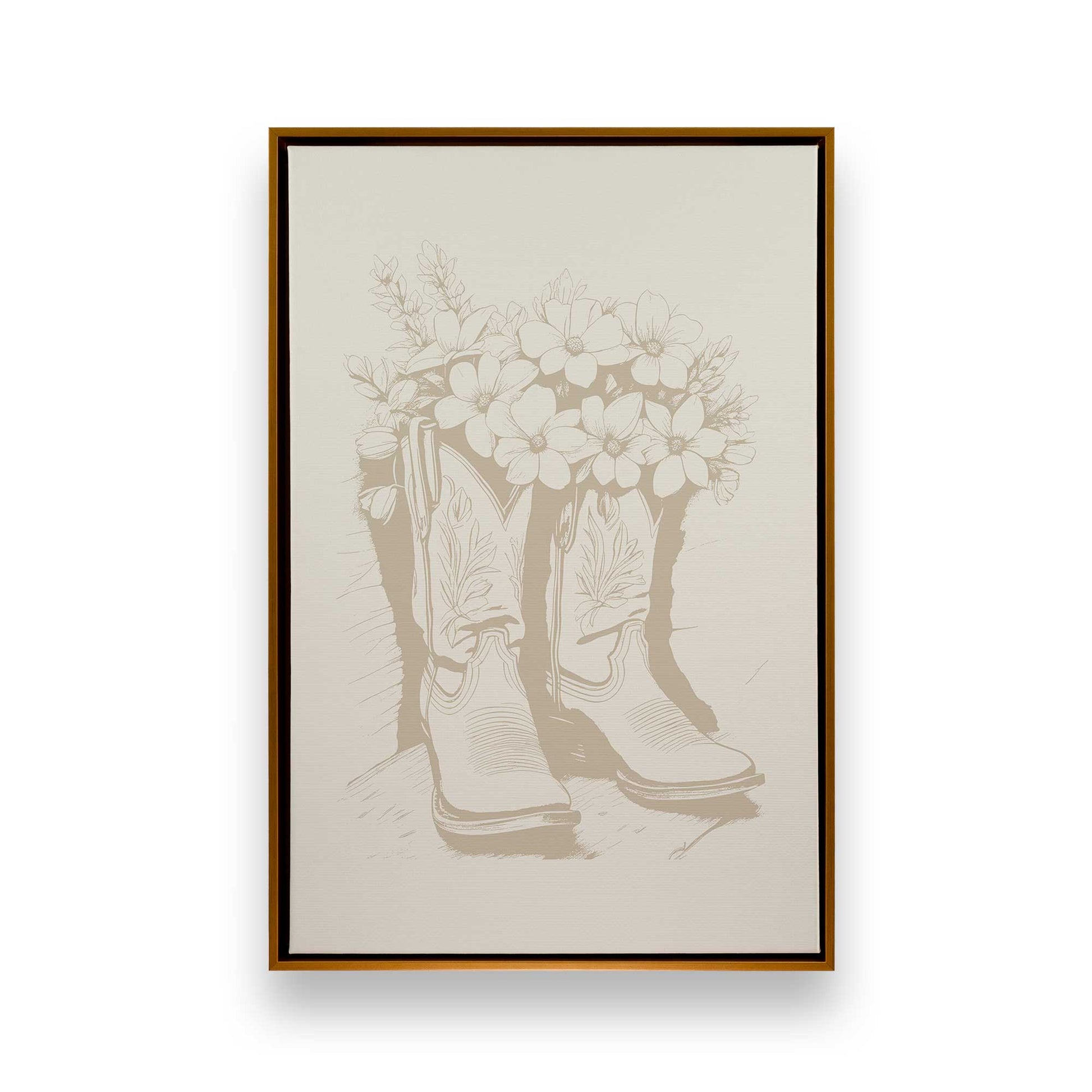 [Color:Polished Gold], Picture of art in a Polished Gold frame