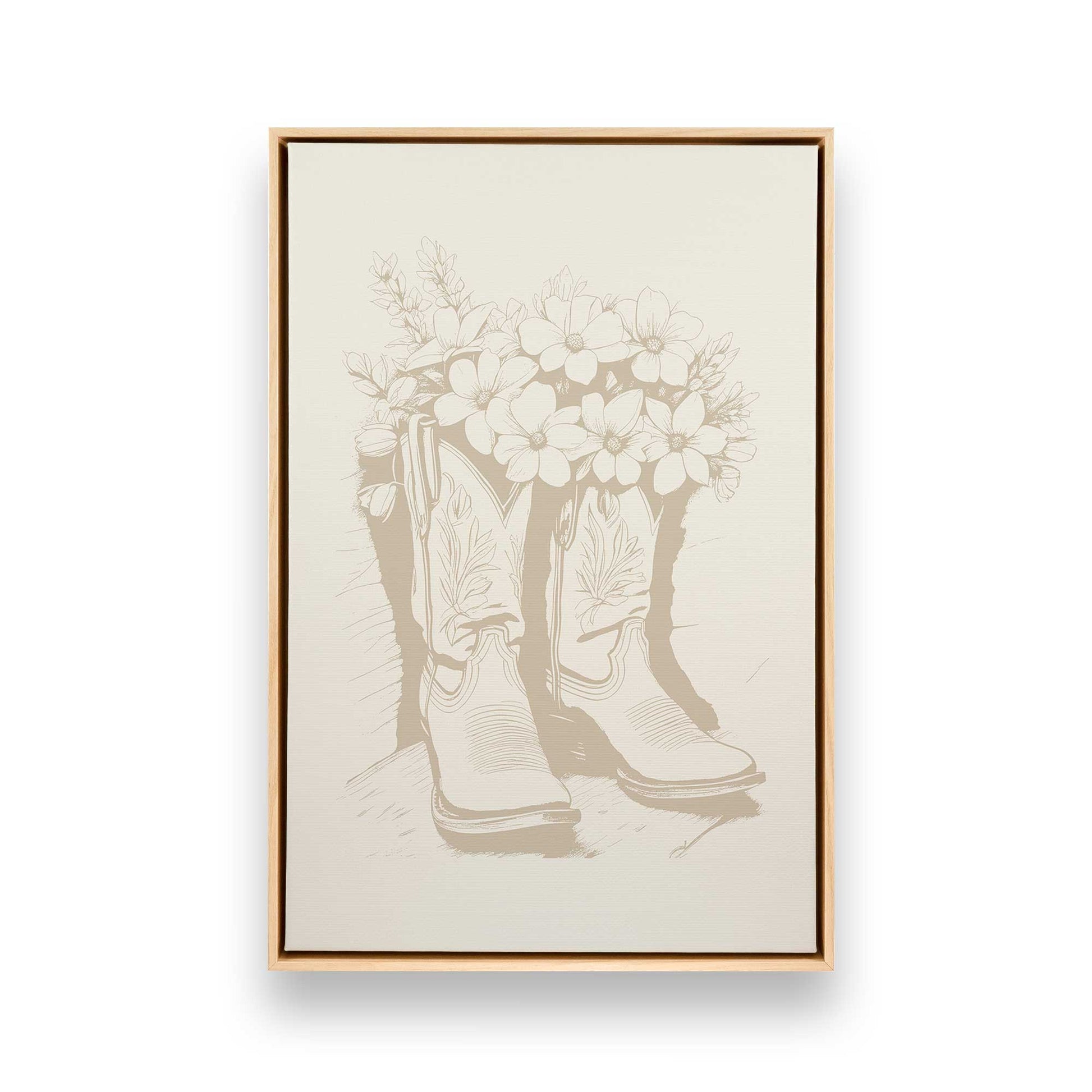[Color:American Maple], Picture of art in a American Maple frame
