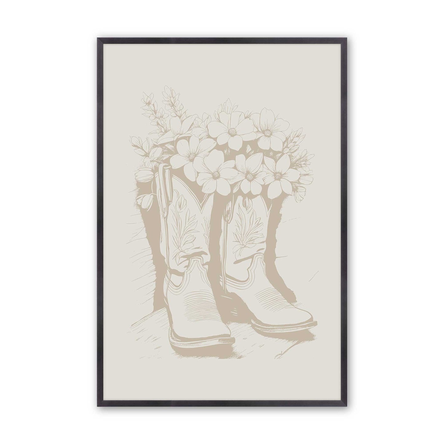 [Color:Weathered Zinc], Picture of art in a Weathered Zinc frame