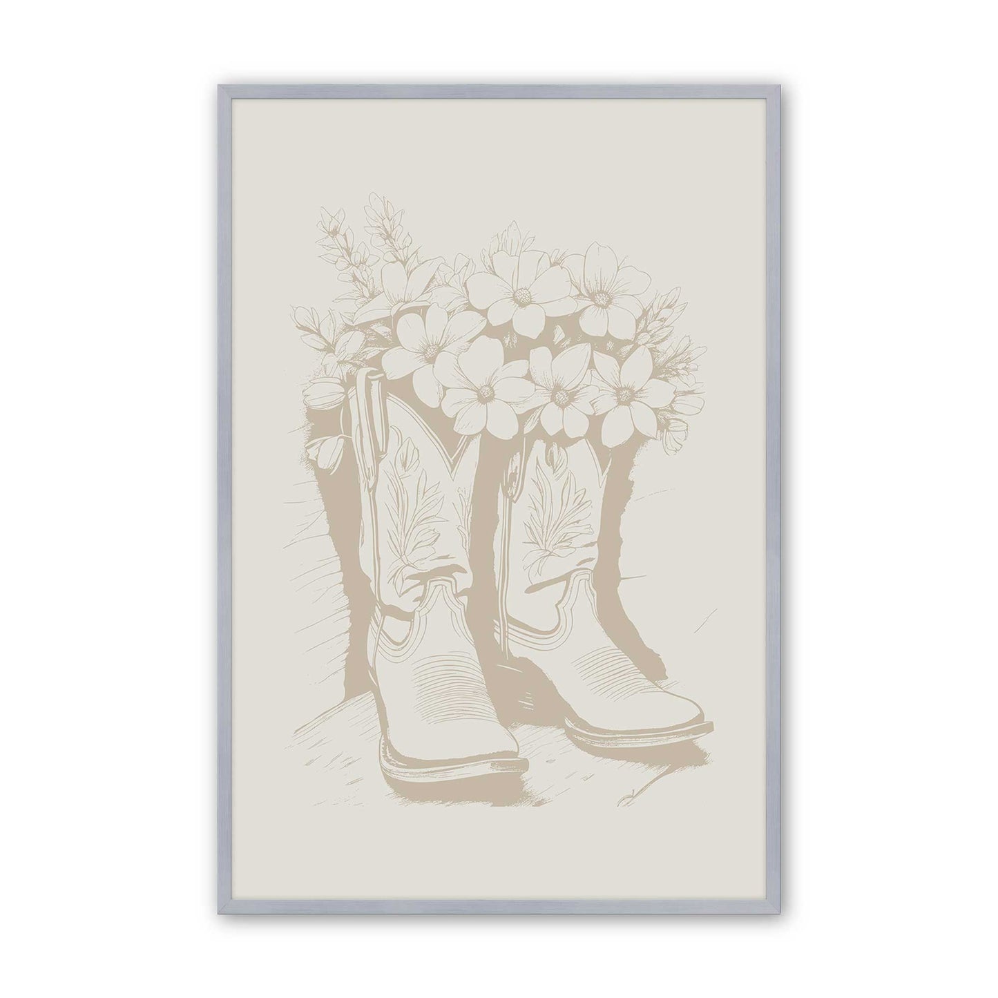 [Color:Polished Chrome], Picture of art in a Polished Chrome frame