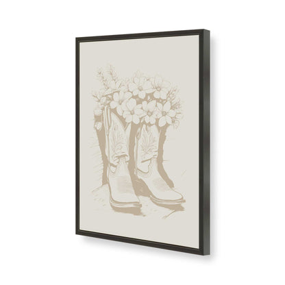 [Color:Satin Black], Picture of art in a Satin Black frame of the corner