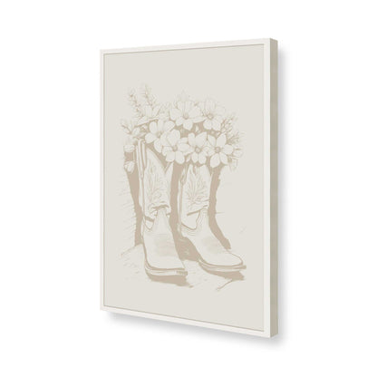 [Color:Opaque White], Picture of art in a Opaque White frame of the corner