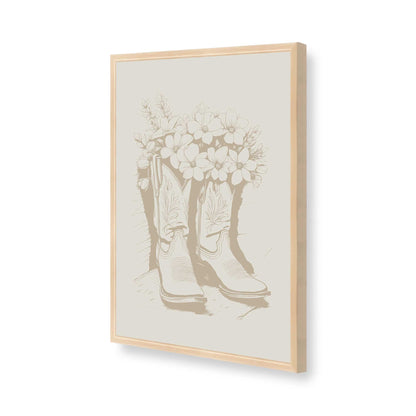 [Color:Raw Maple], Picture of art in a Raw Maple frame of the corner