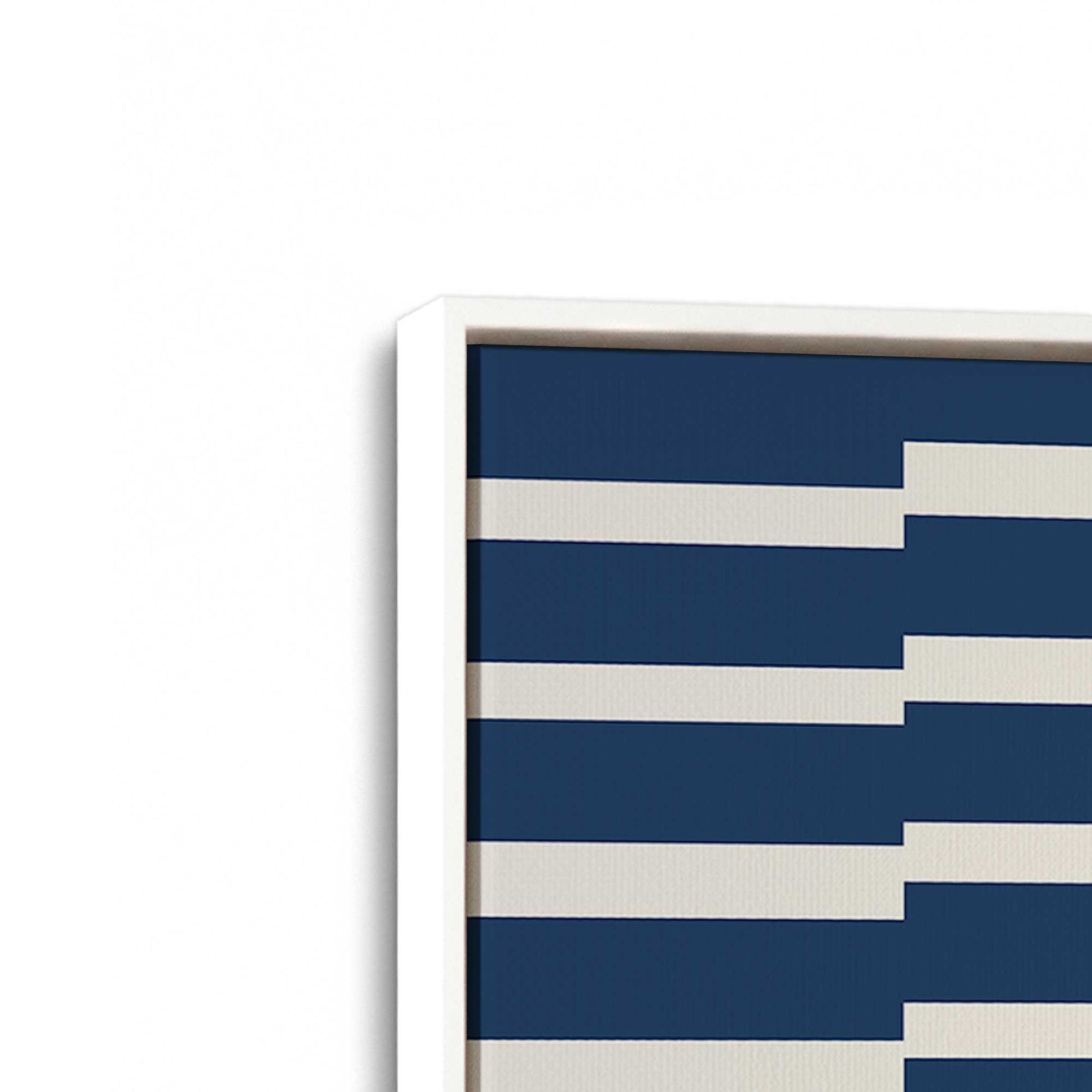 [Color:Opaque White], Picture of art in a White frame at an angle