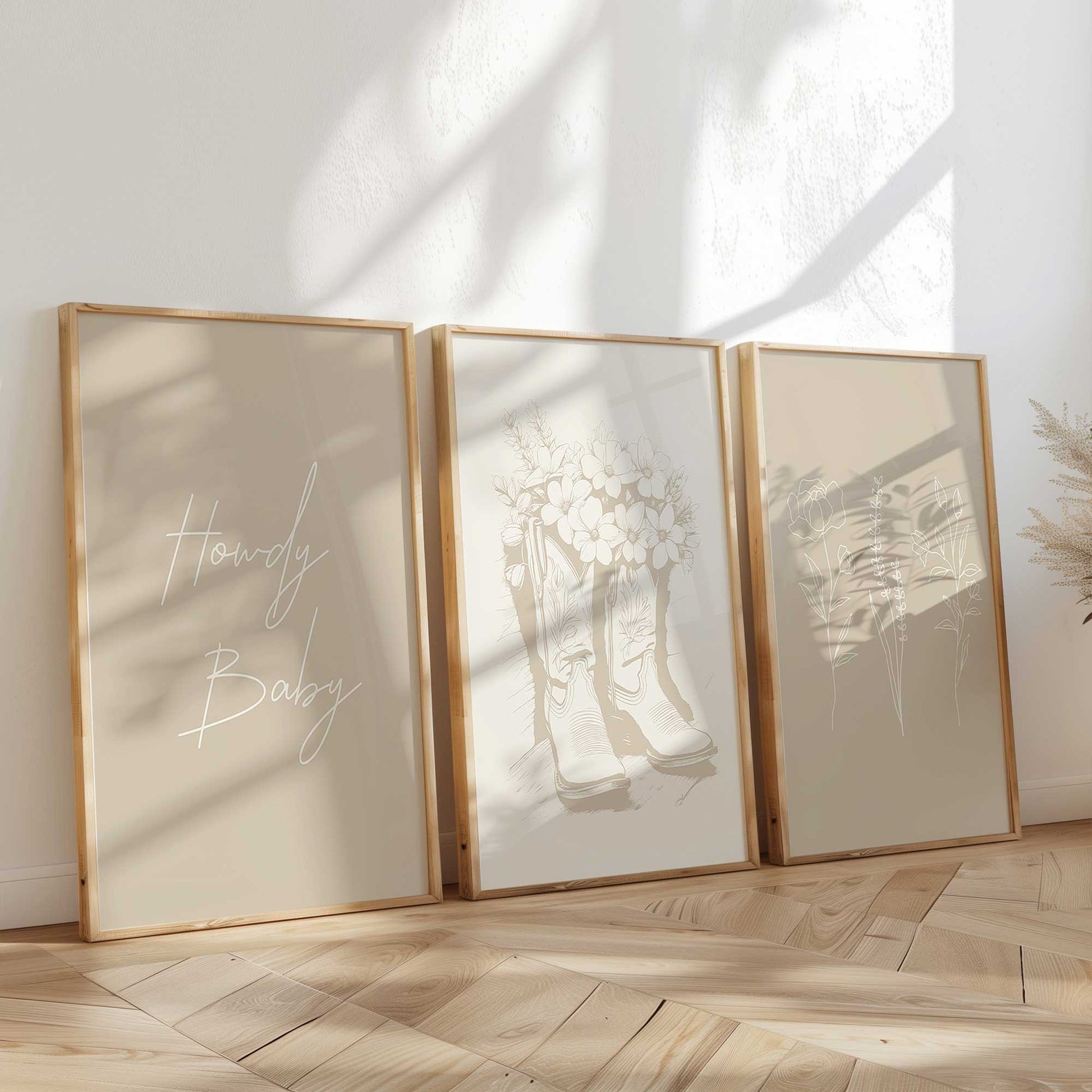 [Color:Brushed Gold], Picture of art in a Brushed Gold frame