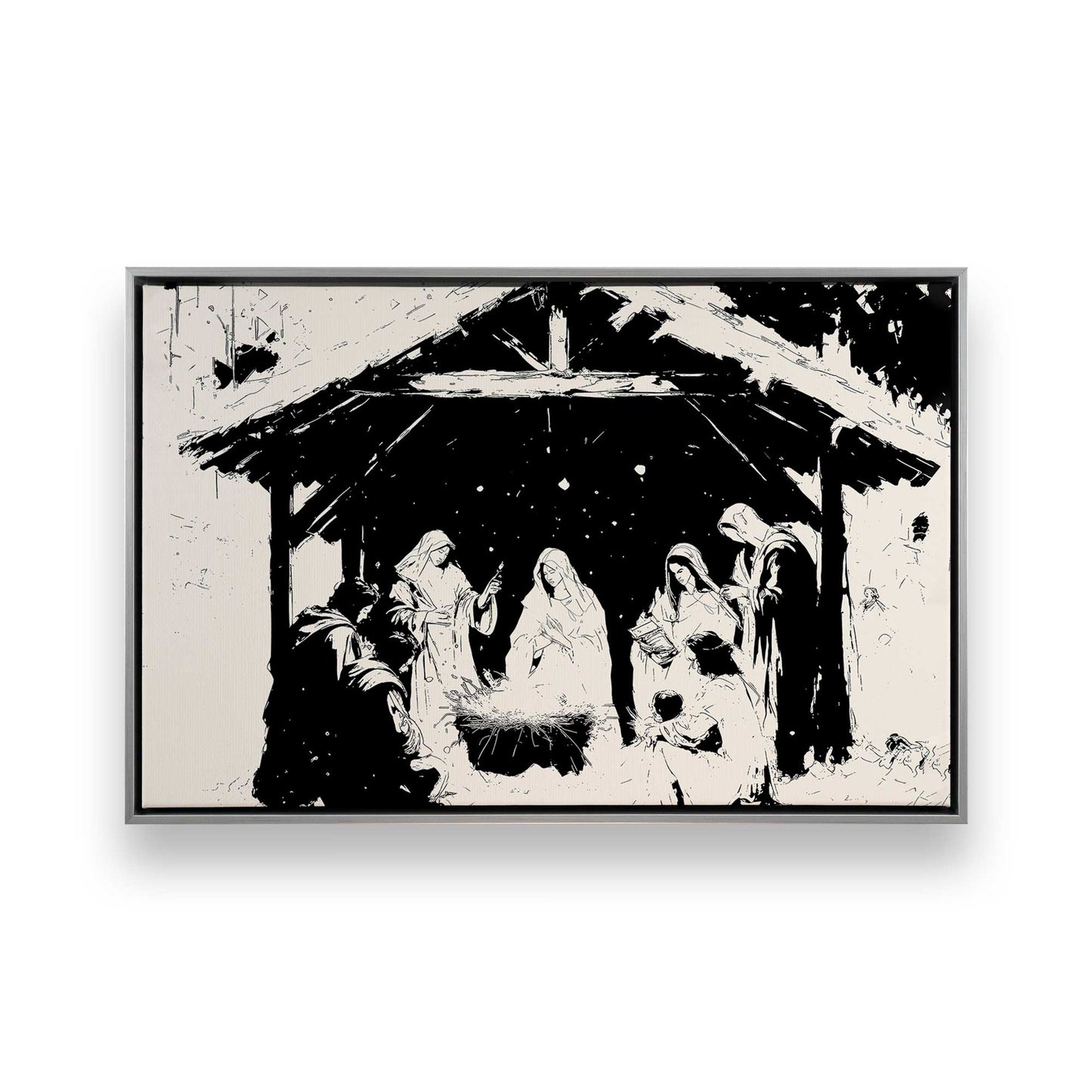 [Color:Polished Chrome], Picture of art in a Polished Chrome frame