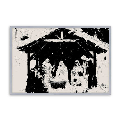 [Color:Polished Chrome], Picture of art in a Polished Chrome frame