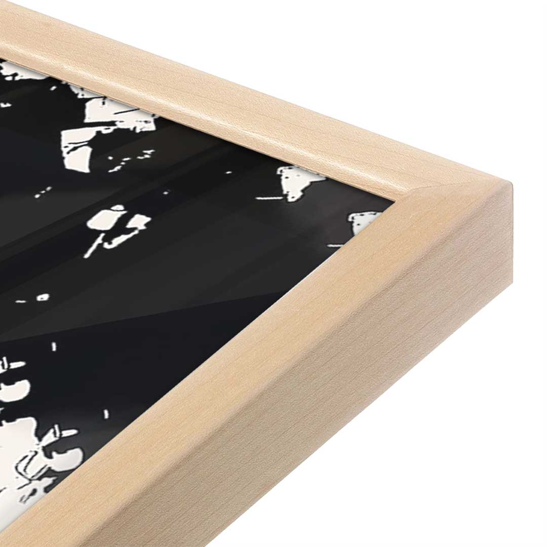 [Color:Raw Maple], Picture of art in a Raw Maple frame at an angle