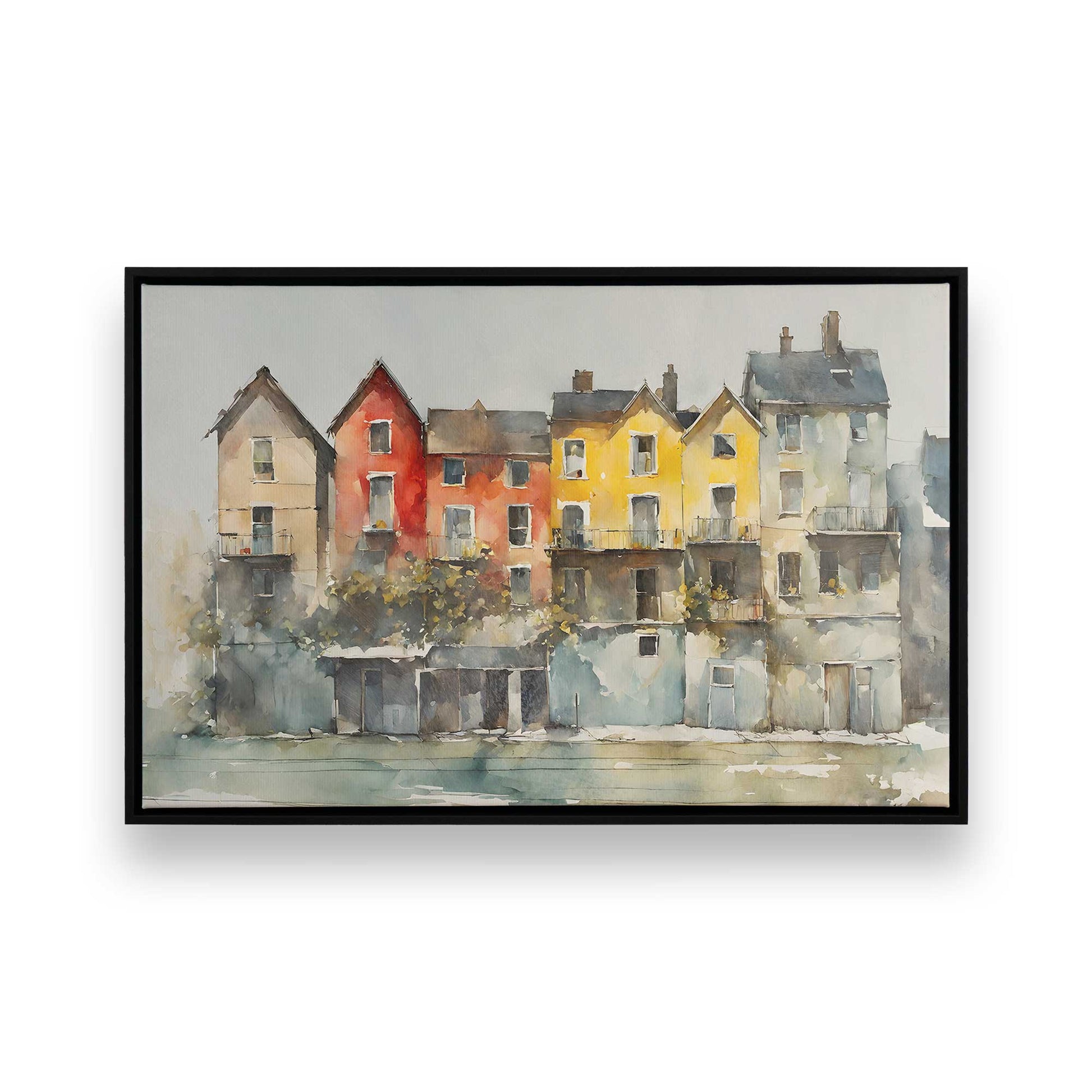 [Color:Satin Black], Picture of art in a Satin Black frame