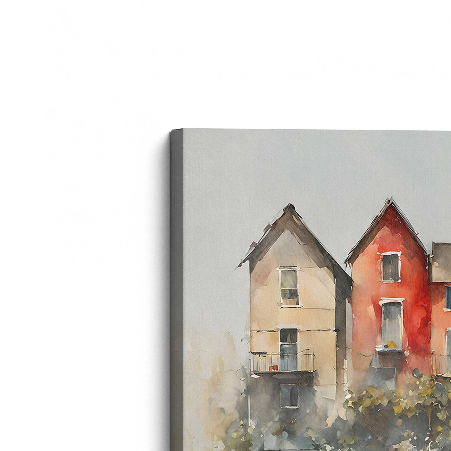 [Color:Stretched Canvas], Picture of the corner of the art