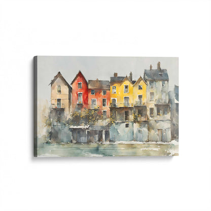 [Color:Stretched Canvas], Picture of art at an angle