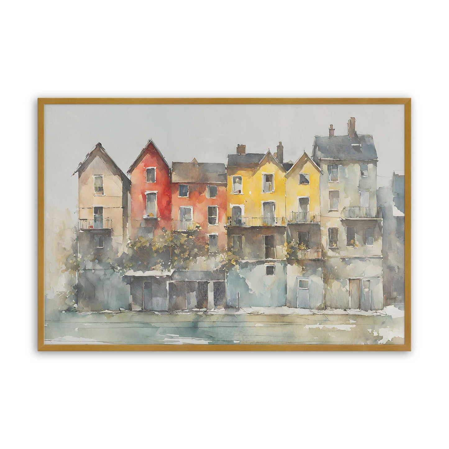 [Color:Polished Gold], Picture of art in a Polished Gold frame