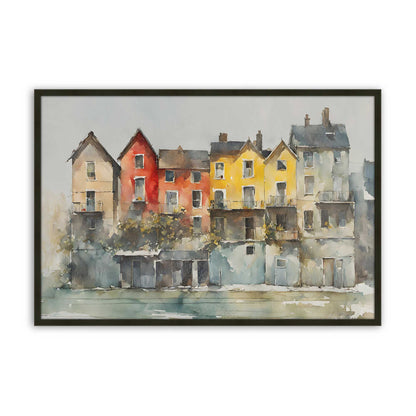 [Color:Satin Black], Picture of art in a Satin Black frame