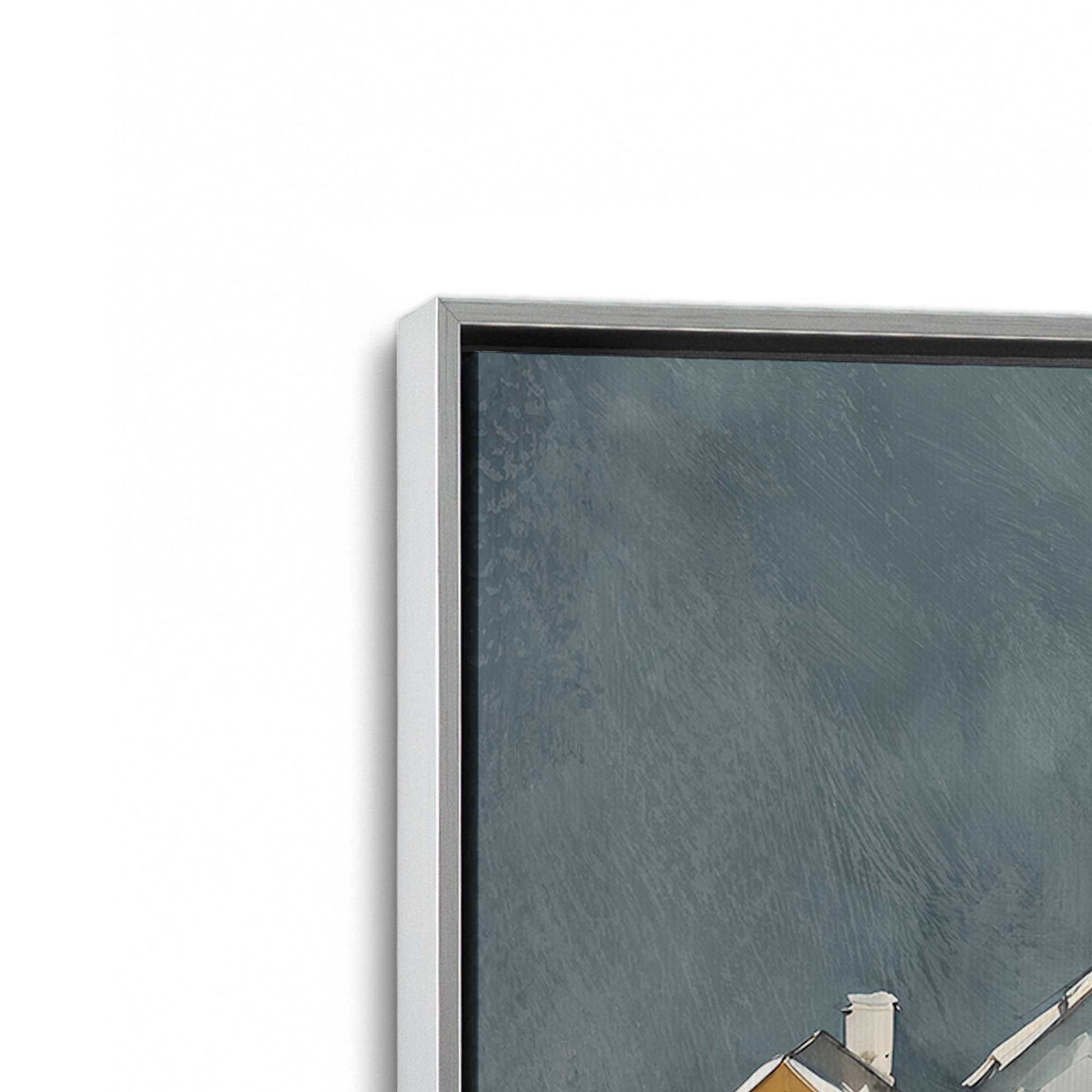 [Color:Polished Chrome], Picture of art in a Polished Chrome frame at an angle