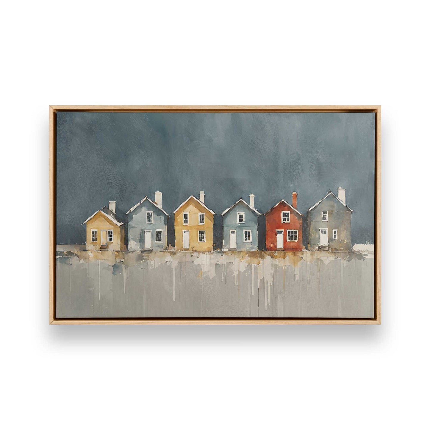 [Color:American Maple], Picture of art in a American Maple frame