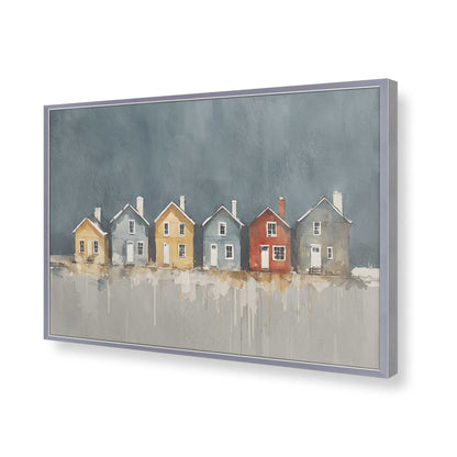 [Color:Polished Chrome], Picture of art in a Polished Chrome frame of the corner