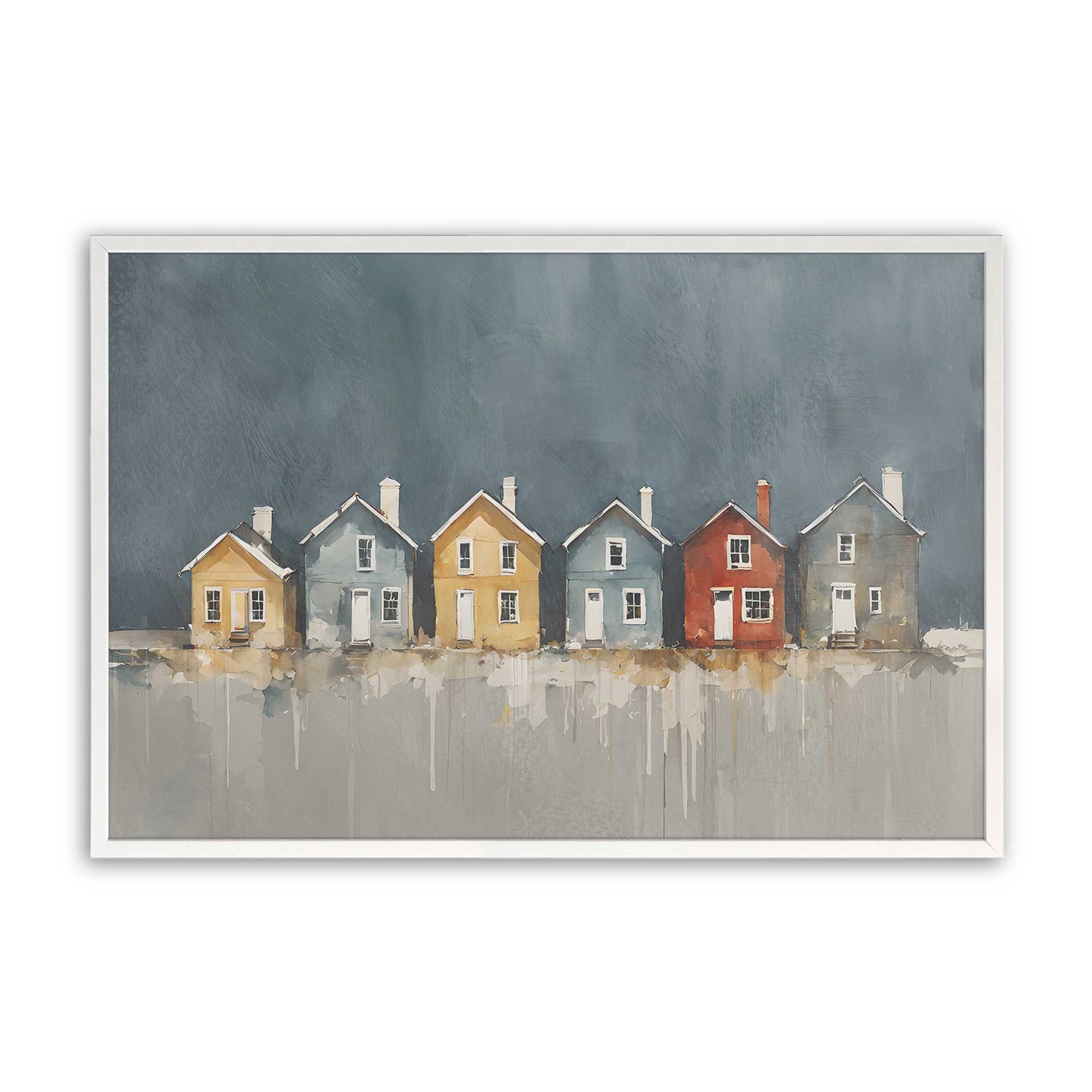 [Color:Opaque White], Picture of art in a Opaque White frame