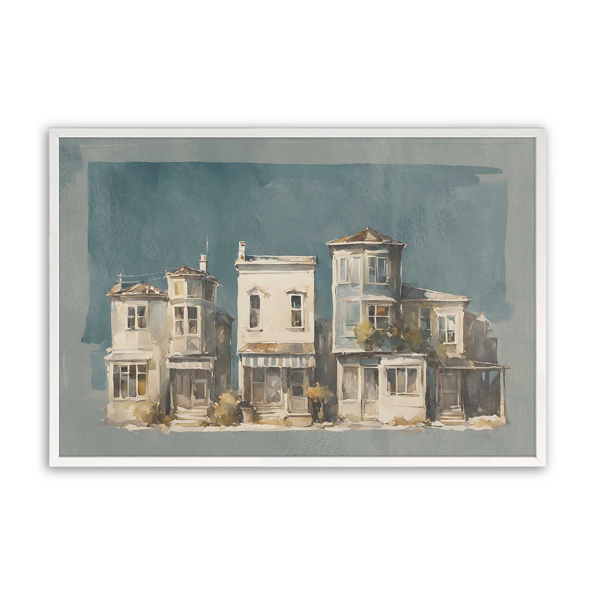 [Color:Opaque White], Picture of art in a Opaque White frame