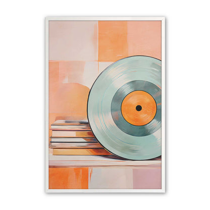 [Color:Opaque White], Picture of art in a Opaque White frame