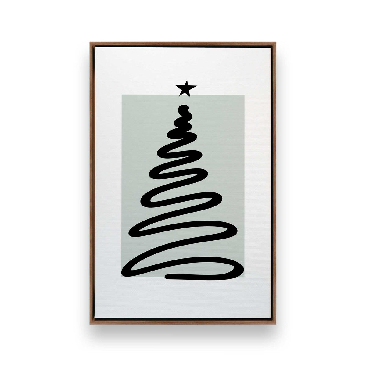 [Color:Walnut], Picture of art in a Walnut frame
