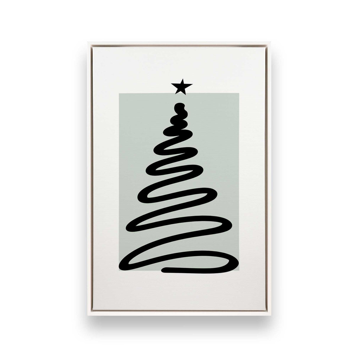 [Color:Opaque White], Picture of art in a White frame