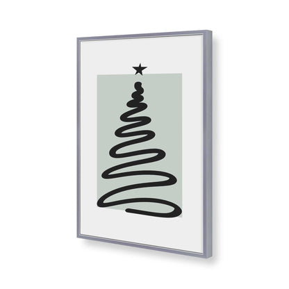 [Color:Polished Chrome], Picture of art in a Polished Chrome frame of the corner