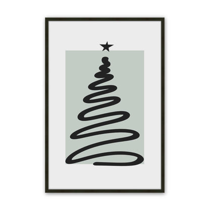 [Color:Satin Black], Picture of art in a Satin Black frame