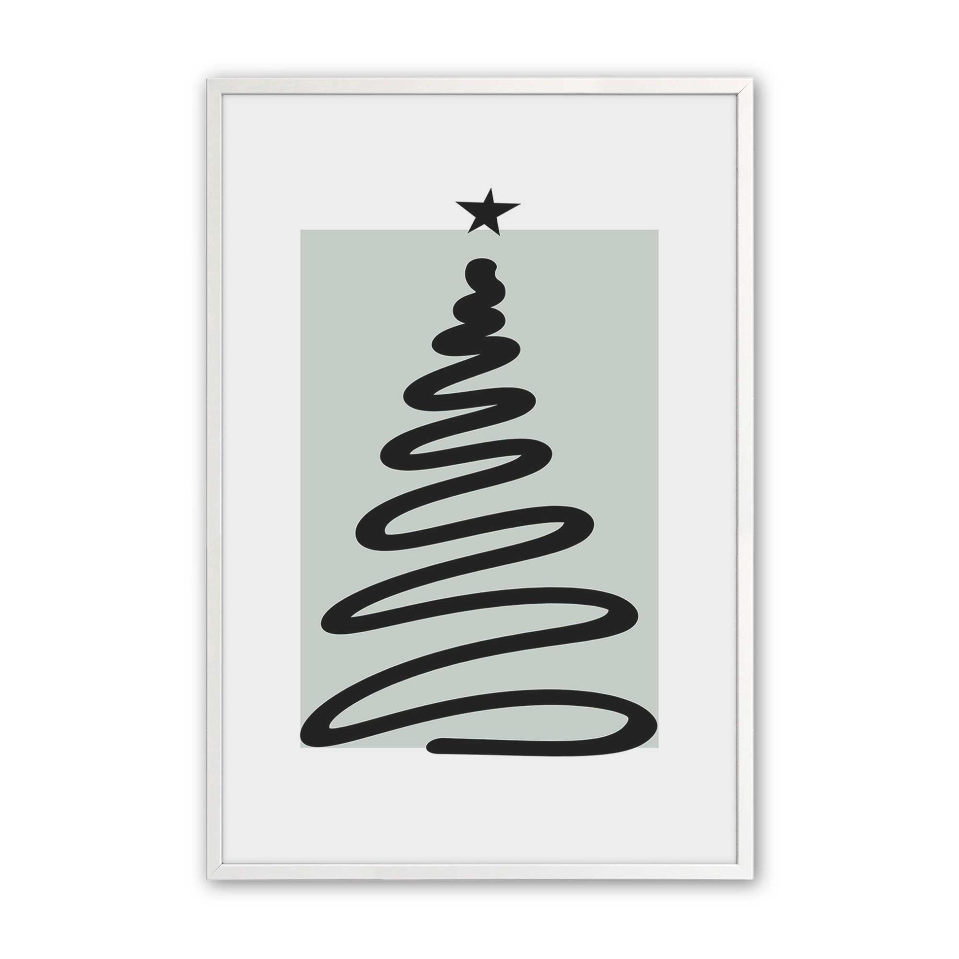 [Color:Opaque White], Picture of art in a Opaque White frame
