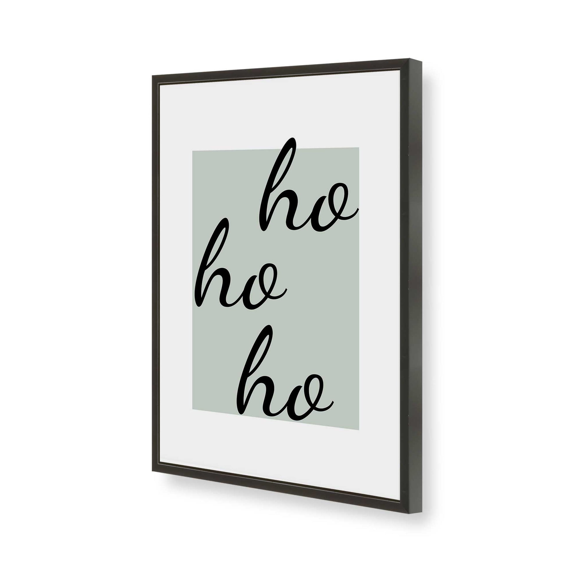 [Color:Satin Black], Picture of art in a Satin Black frame of the corner