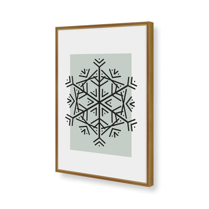 [Color:Polished Gold], Picture of art in a Polished Gold frame of the corner