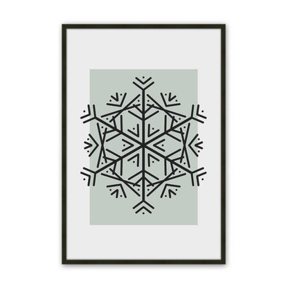 [Color:Satin Black], Picture of art in a Satin Black frame