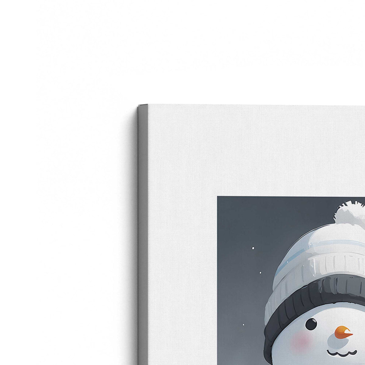 [Color:Stretched Canvas], Picture of the corner of the art