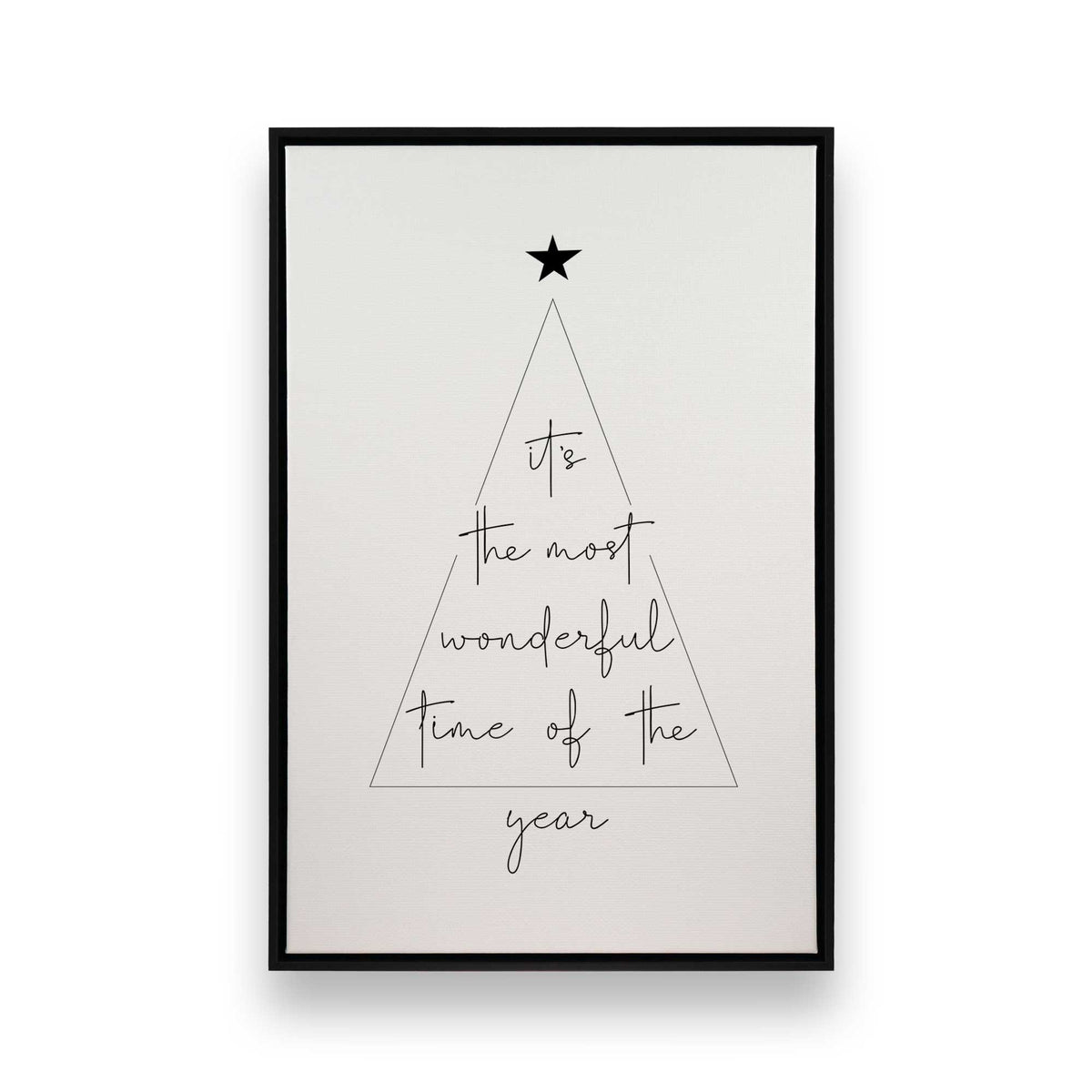 [Color:Satin Black], Picture of art in a Satin Black frame
