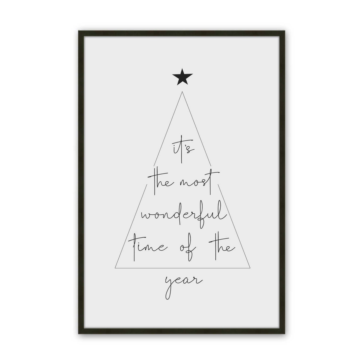 [Color:Satin Black], Picture of art in a Satin Black frame