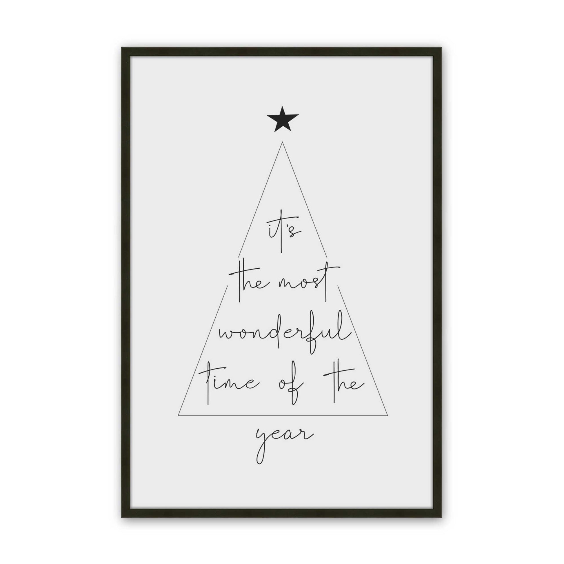 [Color:Satin Black], Picture of art in a Satin Black frame